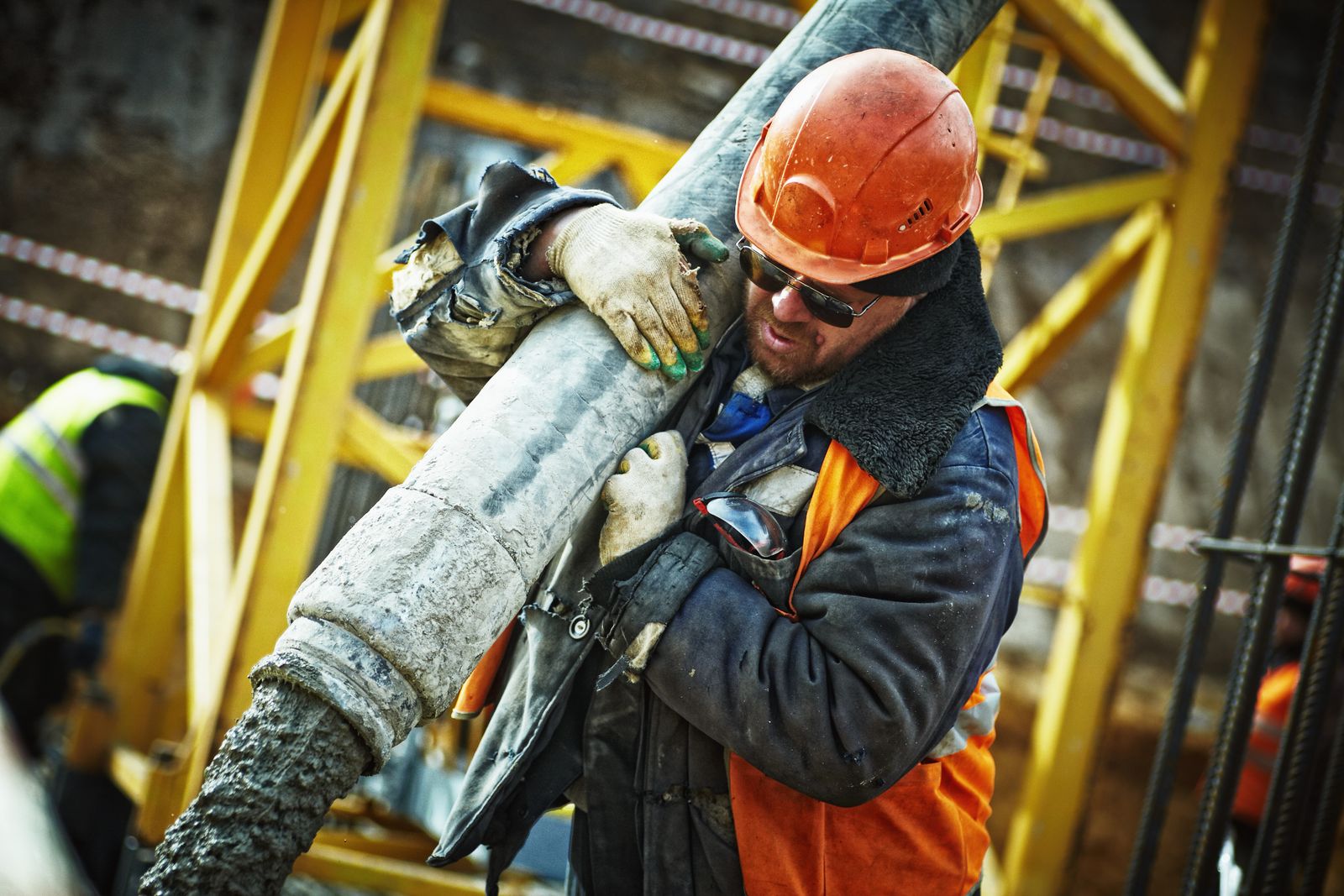 Handwerk auf der Baustelle